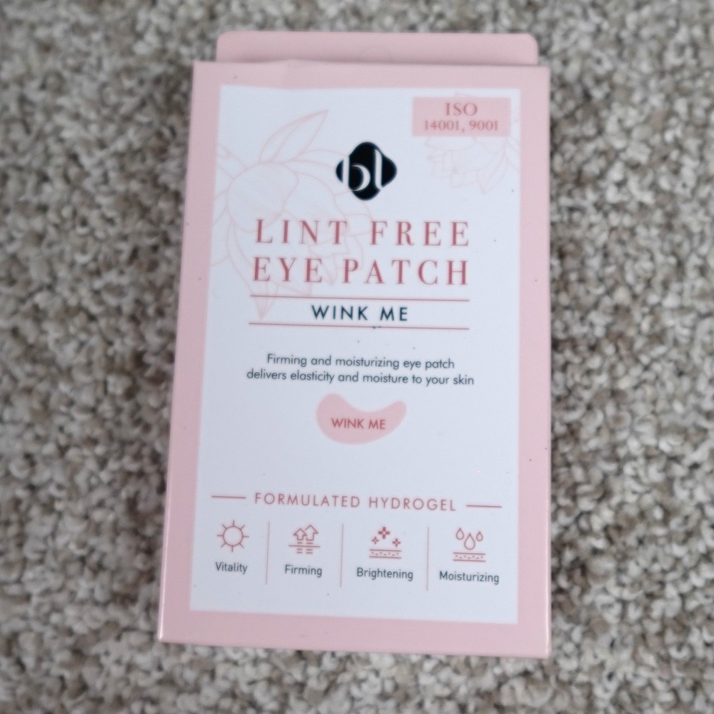 BL Wink Me Lint Free Eye Patch Hydrogel Under Eye Mask 5 Pairs Firming